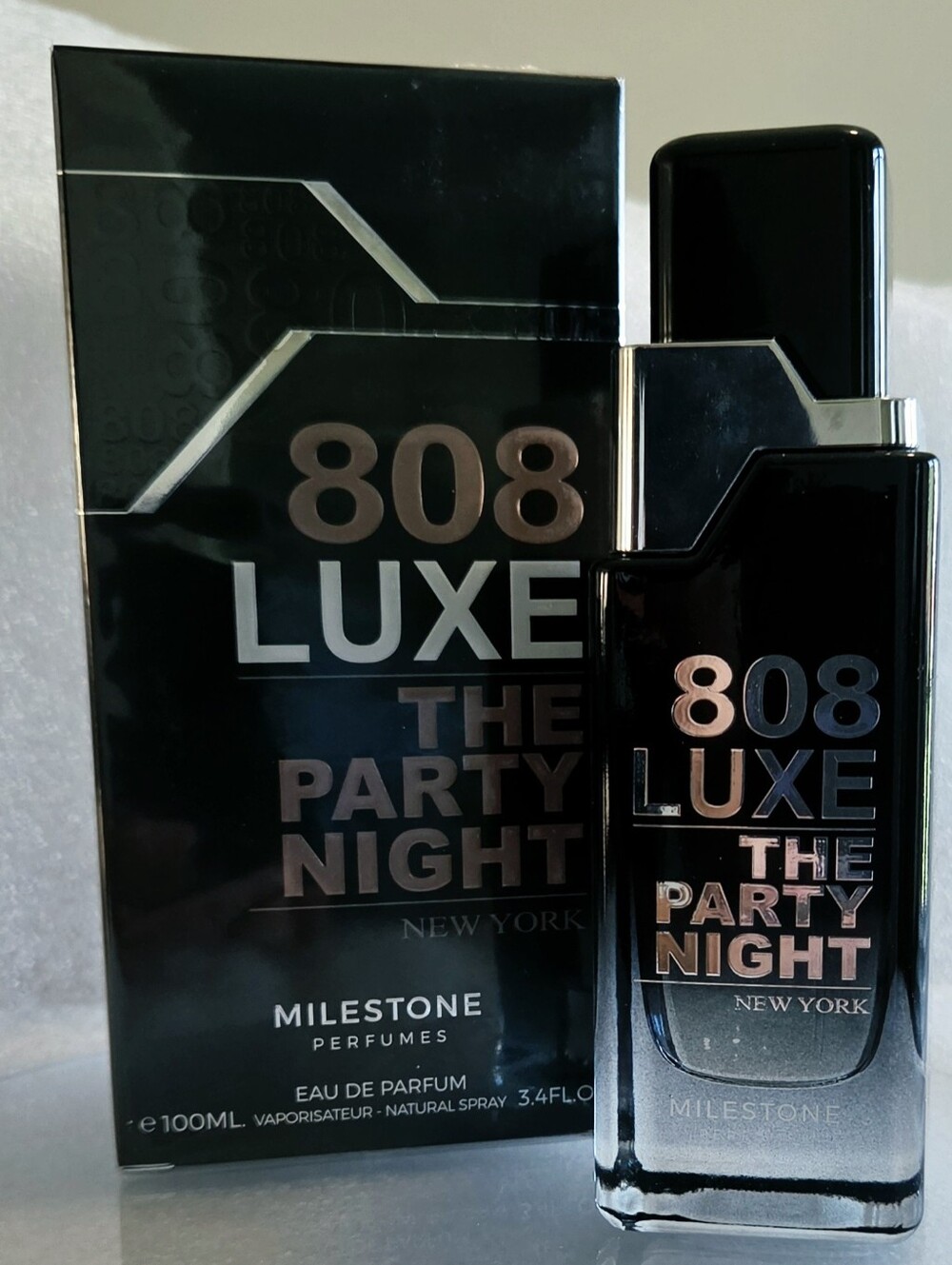 808 Luxe The Party Night Eau de Parfum for Men - Black